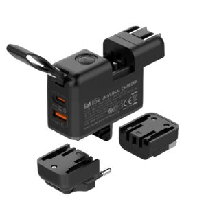 شاحن جداري سريع    65واط منفذ USB-A / منفذ Type-C / أسود