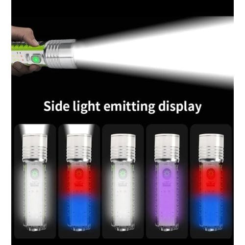 مصباح Multifunctional Zoom Flashlight 520A - الصورة 7