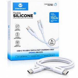 كيبل شحن ون ماست (ONEMUST) من نوع USB-C إلى USB-C بقدرة 60 واط