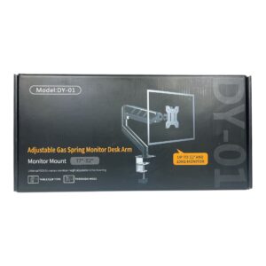 Gas spring mobile desktop screen holder