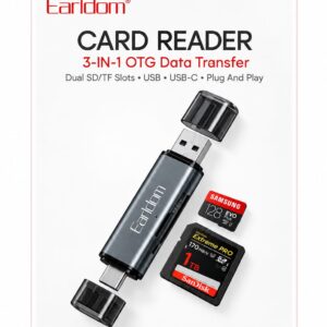 قارئ بطاقات الذاكرة (Card Reader) من ماركة إيرلدوم (Earldom)